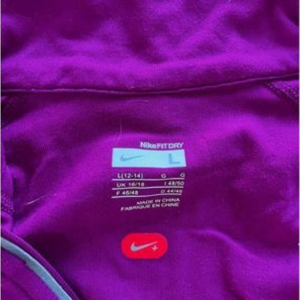 Nike Women's Long Sleeve Top - Purple - Picture 3 of 3